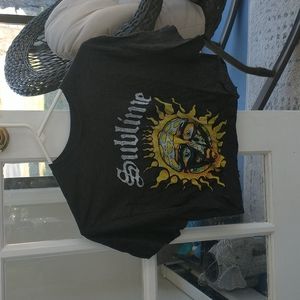 Sublime cropped graphic tee